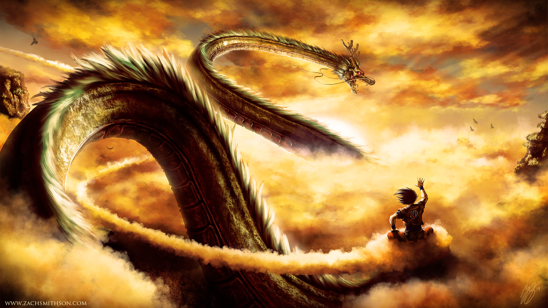 Shenlong and Goku